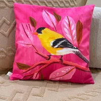 دو عدد کاور کوسن مخمل طرحدار