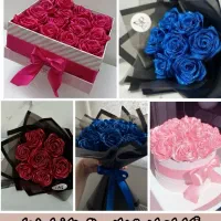 دسته گل روبانی