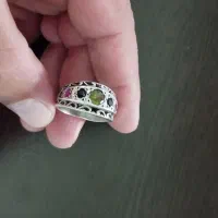 انگشترنقره جواهرواستیل