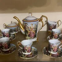 سروبس قهوه خوری طلا کوب اصل ژاپن