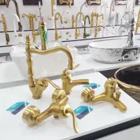 ست ۴ عدد شیرالات قاجاری طلا مات جدید ، زعیم