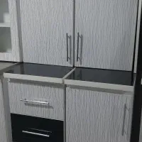 کابینت ام دی اف  با سینک و هود لمسی|مصالح و تجهیزات ساختمان|سنندج, |دیوار