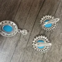 نیم ست شیک و آخرین مدل تایلندی نقره|جواهرات|اصفهان, طامه|دیوار