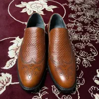کفش چرم طبیعی مردانه نو ( سایز ۴۱)