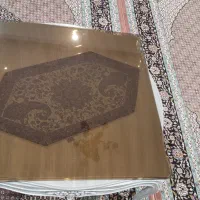 شیشه میز ۱۰ میل مربع تراش خورده سالم