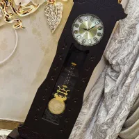 ساعت ایستاده چوبی