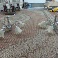 لوستر استیل ۵شاخه|لوستر و چراغ آویز|اردبیل, |دیوار