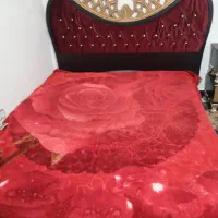 تخت دونفره همراه با تشک کاملا سالم با میز آرایش|تخت و سرویس خواب|قرچک, شهرک طلائیه|دیوار