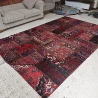 فرش دستباف چهلتکه (کلاژفرش) فرشته|فرش|تهران, ستارخان|دیوار