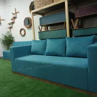 کاناپه دو بازو  و تک بازو  قاب چوبی  (پاف و نیمکت)|مبلمان خانگی و میز عسلی|تبریز, |دیوار