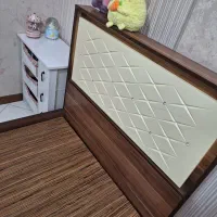 تخت یک نفره برند گوفر بسیار مقاوم و تمیز|تخت و سرویس خواب|مشهد, رضاشهر|دیوار