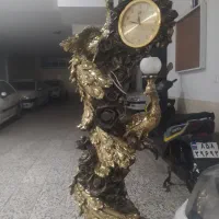 ساعت زمینی خوشگل براق ضد آب چراغ خواب دار