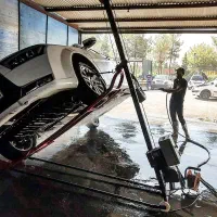 لوازم کارواش.بالابر ماشین