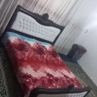 تخت خواب ۲ نفره کارکرده|تخت و سرویس خواب|بردسکن, |دیوار