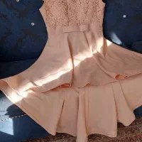 لباس مجلسی گیپور و مروارید کارشده