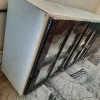 کابینت آهنی  در حد نو و صفحه به همراه سنگ اوپن