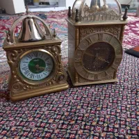 دوعدد ساعت رومیزی قدیمی|ساعت دیواری و تزئینی|ارومیه, |دیوار
