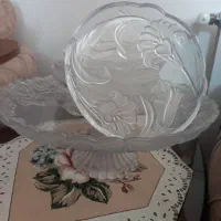 میوه خوری وپیش دستی شکلات خوری کریستال اصل