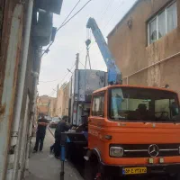 جرثقیل۳تن خدمات کفی خاور ایسوزو حمل تخلیه