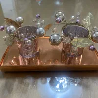 جا شمعی شیشه ای شیک