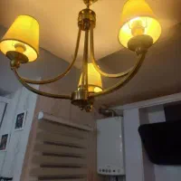 دوتا لوستر|لوستر و چراغ آویز|گلبهار, شهر جدید گلبهار|دیوار