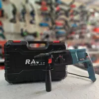 دریل بتن کن 3حالت 3کیلو راویکس+3نظام+3مته+2قلم+کیف