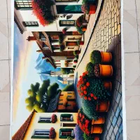 مرکز چاپ عکس روی فرش|تابلو فرش|قم, چهل درخت|دیوار