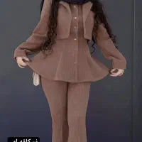 ست مانتو وشلوارعروسکی مخمل کبریتی|لباس|قم, شهید صیاد شیرازی|دیوار