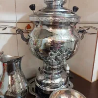 سماور گازی ۸ لیتری نو بالوازم|سماور، چایساز، قهوهساز|تهران, آذری|دیوار