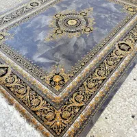 فرش ماشینی 700 شانه طلاکوب مدرن