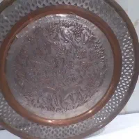 سینی قلم کار اصفهان مسی