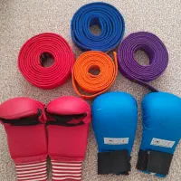 دستکش وکمربند کاراته وشیموهابکیتو