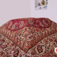 لحاف کرسی درباری زرشکی|رختخواب، بالش، پتو|گناباد, |دیوار