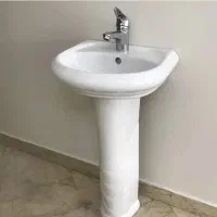 روشویی کوچک شیر مخلوط اهرمی با متعلقات