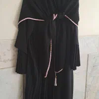 مانتو بلند سایز ۴۶ و روسری پلیسی