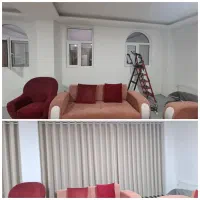 نصاب پرده و دریل کاری|خدمات پیشه و مهارت|بجنورد, |دیوار