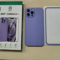 ست کاور و گلس سیلیکونی آیفون 13 پرو مکس