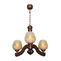 لوستر چوبی مدل کلاسیک برند دارکار|لوستر و چراغ آویز|کرج, شاهینویلا|دیوار