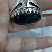 نقره.انگشتر نقره .با عقیق سلیمانی|جواهرات|گرگان, |دیوار