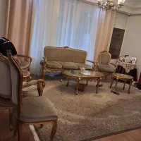 مبل ۷ نفره استیل و ۴ صندلی میزبا ن و ناهار خوری