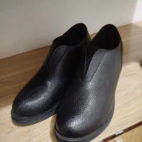 کفش چرم مشکی شیک