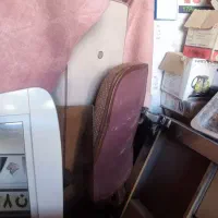 میز تحریر ام دی اف و صندلی گردان