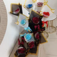 باکس گل ، فلاور بگ ، گل روبانی ، روز زن|گل مصنوعی|کرمانشاه, |دیوار