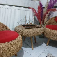 میز و صندلی حصیری|میز و صندلی غذاخوری|زاهدان, |دیوار