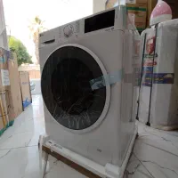 حراج اقساط لباسشویی الجی شرائطی سفید و سیلور|ماشین لباسشویی و خشک‌کن لباس|بوشهر, |دیوار