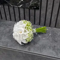 دسته گل عروس ترنم|گل مصنوعی|بندرعباس, |دیوار