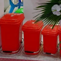 سطل زباله پدال فلزی ۲۰ . ۴۰ . ۶۰ لیتری