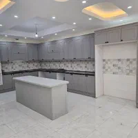 کابینت نئوکلاسیک طوسی مات