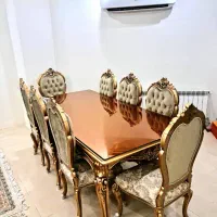 فروش یکدست مبل پذیرایی و میز صندلی غذاخوری ۸ نفره|مبلمان خانگی و میز عسلی|تهران, شهرک خرازی|دیوار
