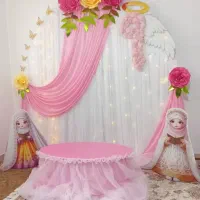 جشن تکلیف دکور دیزاین جشن شکوفه ها گل آرایی الفبا